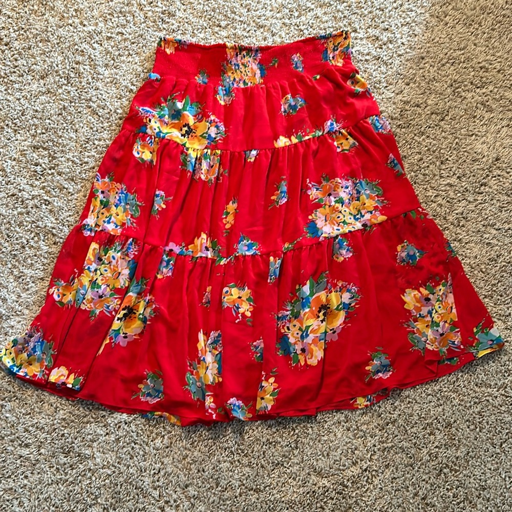 Lauren Ralph Lauren- Women’s Floral Maxi Skirt - Size 2X - Picture 5 of 7